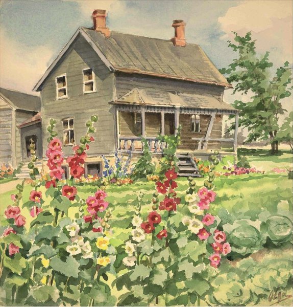 Акварели Великой княгини Ольги Александровны Романовой