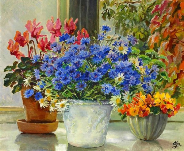 Великая княгиня Ольга Александровна акварели