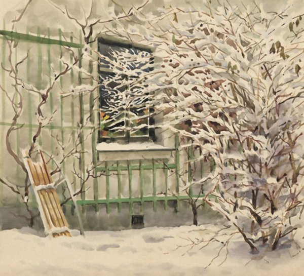 Зимние акварели Ольги Александровны Романовой
