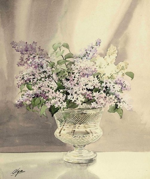 Цветы Великой княгини Ольги Александровны Романовой