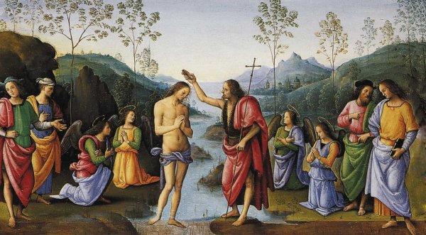 Никола́ Пуссе́н «крещение Господне»⠀