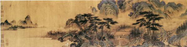 Китайская живопись горизонтальная