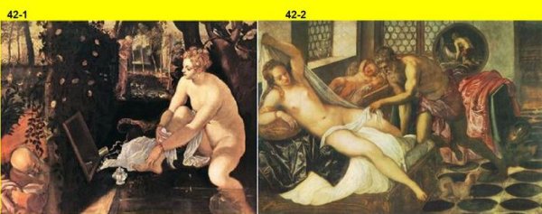 Сусанна и старцы картина Тинторетто