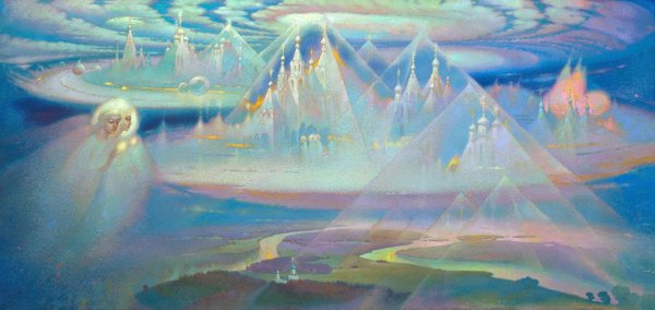 Художник Сергей Кузнецов Небесная Россия