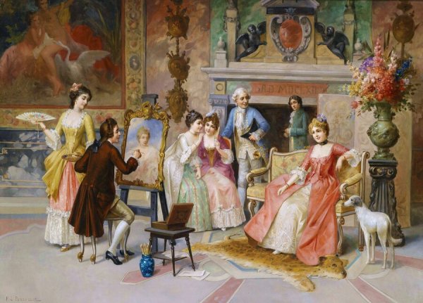 Художник Franz von Persoglia 1852 - 1912