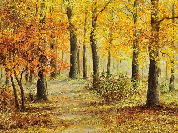 Картина осень