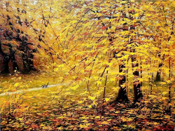 Художник Дмитрий Левин городские пейзажи