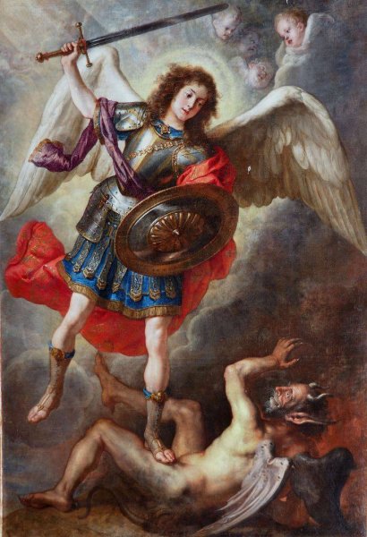 Герард Давид Святой Михаил поражает дракона