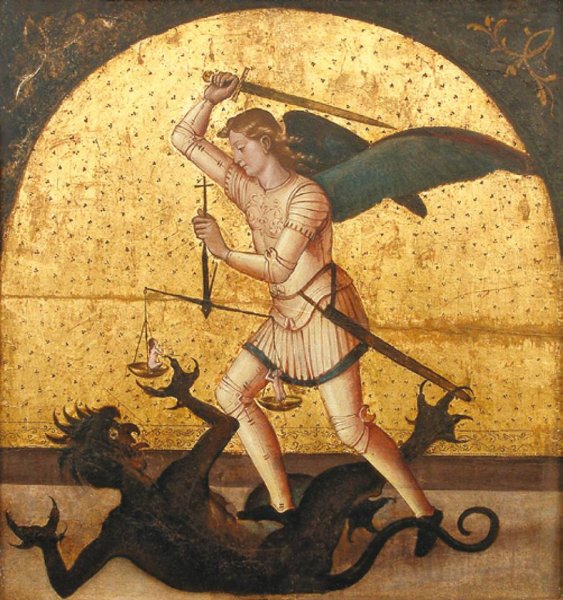 Бартоломе Эстебан Мурильо - Архангел Михаил и дьявол