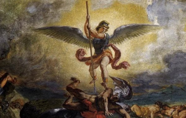 Святой Архангел Михаил побеждает дьявола