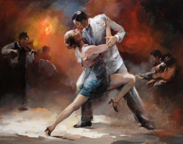 Художник Willem Haenraets танго