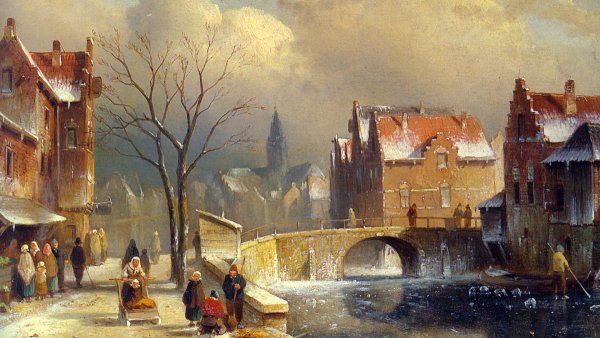 Корнелис спрингер города прошлого