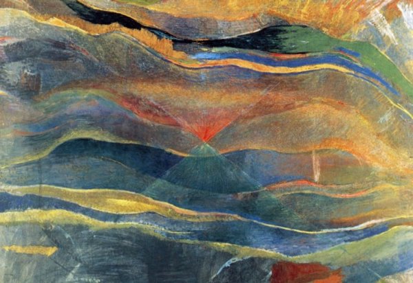 Модерн в живописи горы