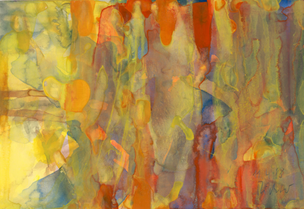 Герхард Рихтер Абстрактная картина