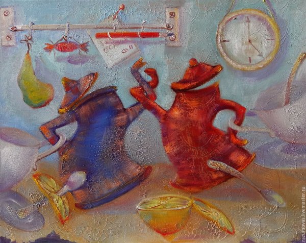 Чайники сюрреализм живопись