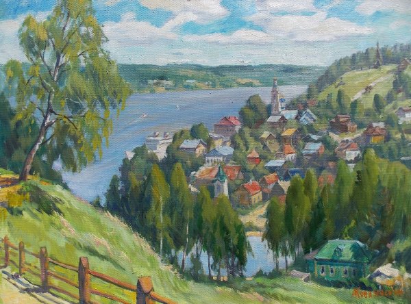 Левитан картины Плес