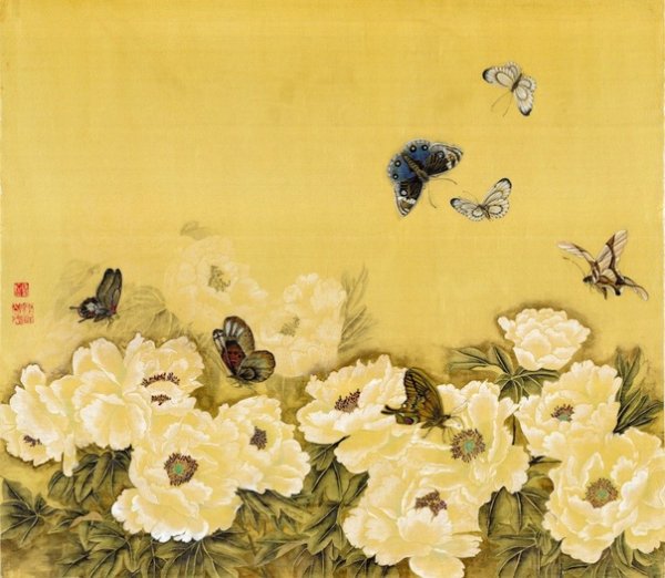 Картины на шелке