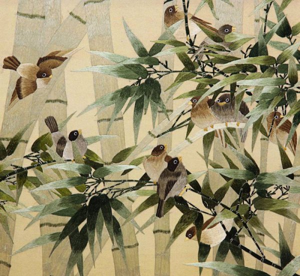 Сучжоуская традиционная вышивка