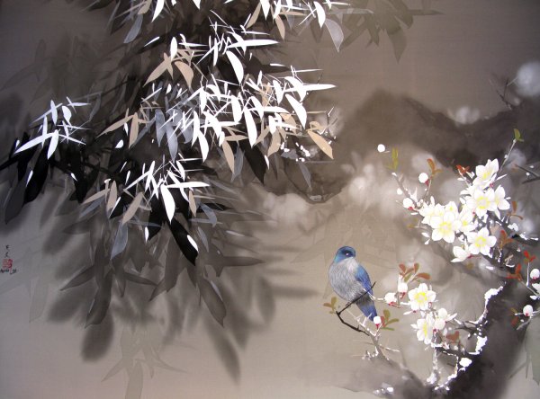 Сучжоуская вышивка шелком