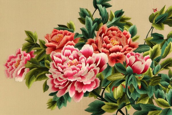 Сучжоуская вышивка шелком