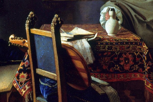 Ян Вермеер женщина с лютней