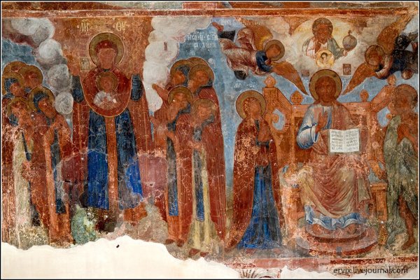 Битва новгородцев с суздальцами икона Новгород