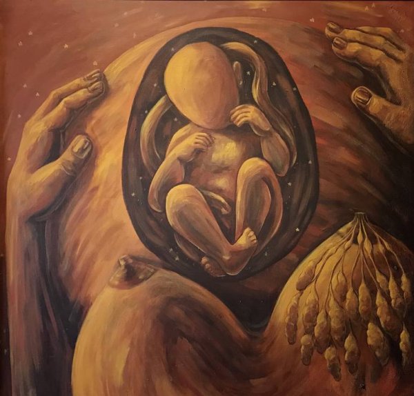 Кэти Берггрен картины беременные