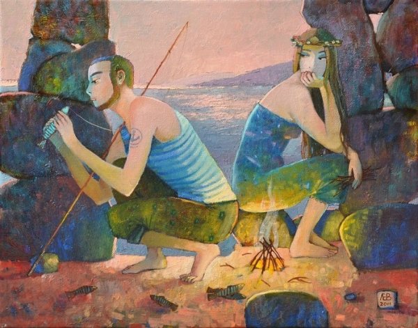 Многофигурная композиция в живописи