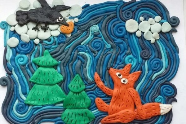 Пластилинография для детей