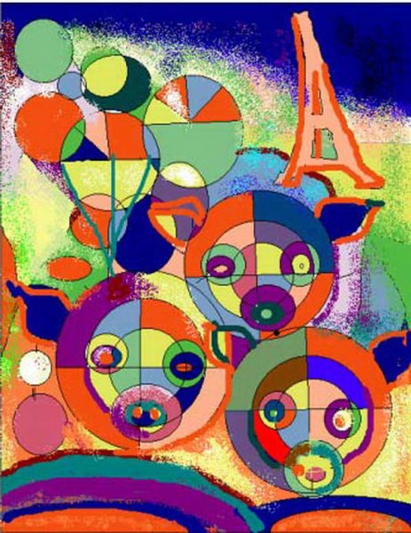 Орфизм: Робер Делоне. Десант хрюшек в Париже