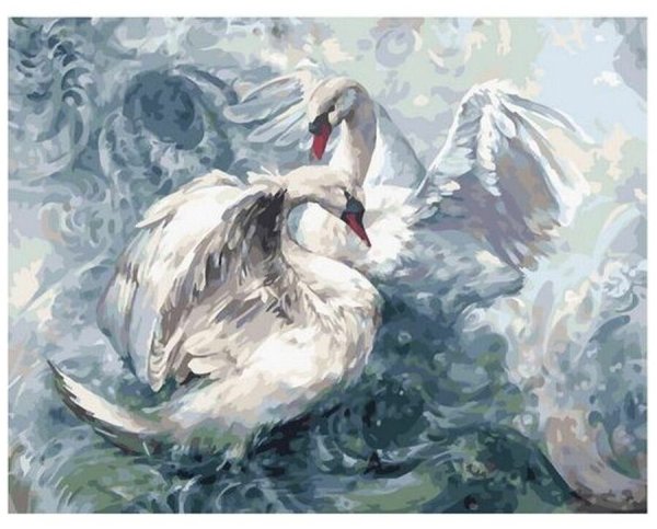 Картина " лебедь"