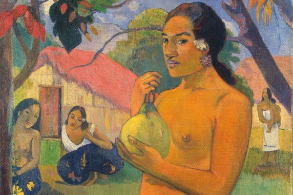 П. Гоген «женщина, держащая плод» (1893 г.)