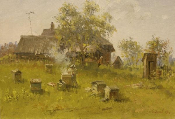 Исаак Ильич Левитан пасека