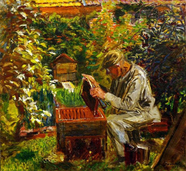 Маковский Пасечник картина пасека