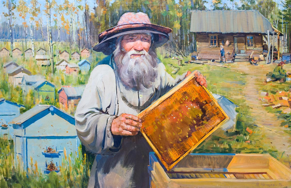 Маковский Пасечник картина пасека