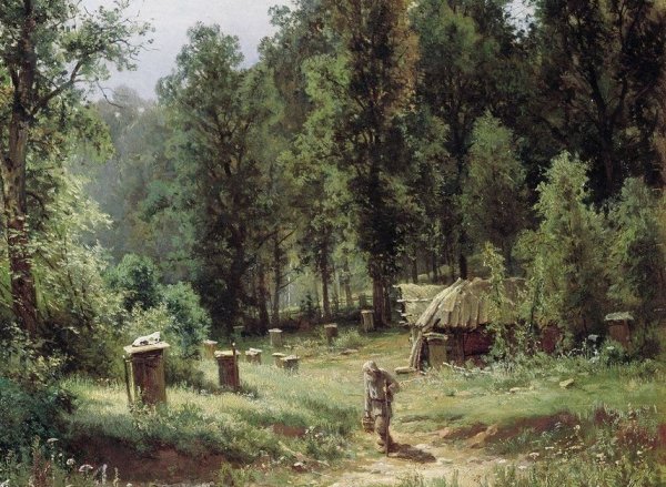 Маковский Пасечник картина пасека