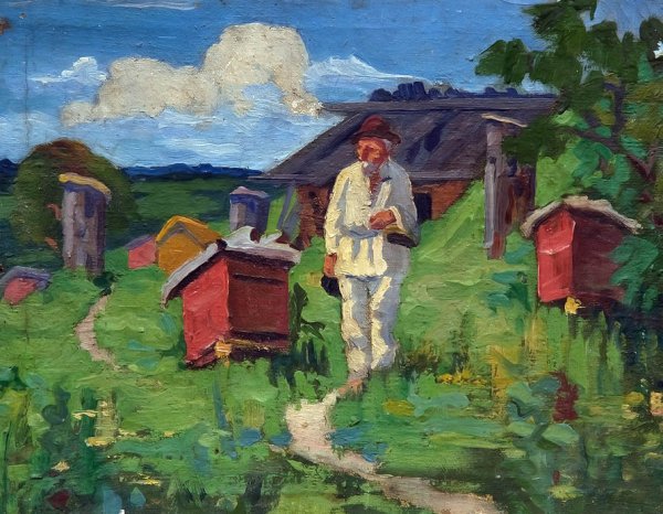 Картина Пчельник Левитана