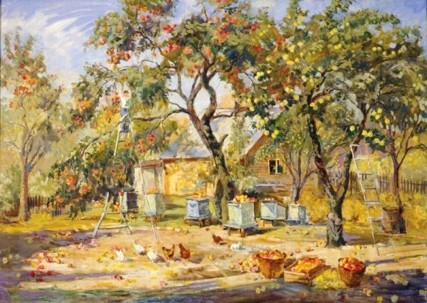 Исаак Ильич Левитан пасека