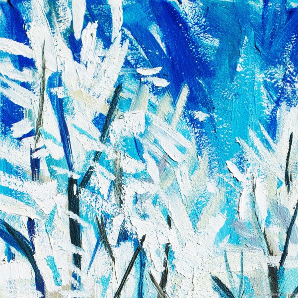 Картина иней