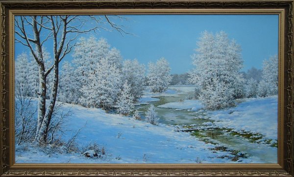 Игорь Эммануилович Грабарь. - Зимнее утро, 1907