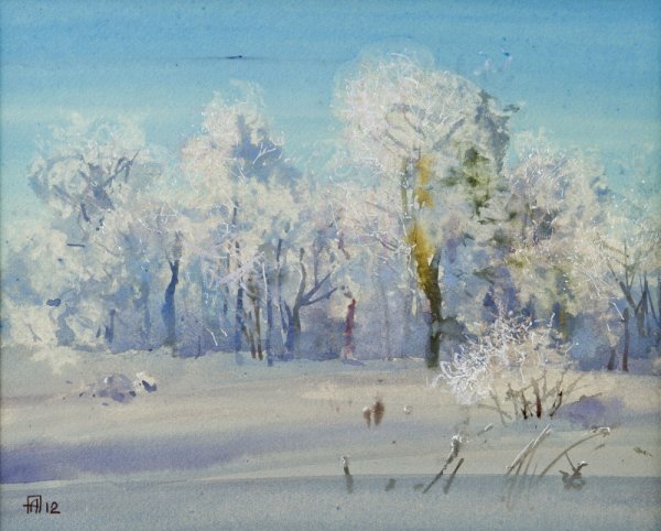 Грабарь Игорь Эммануилович зимний пейзаж