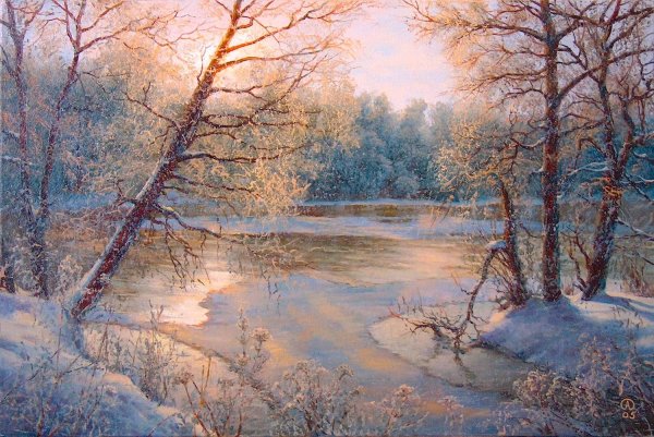 Изморозь акварелью