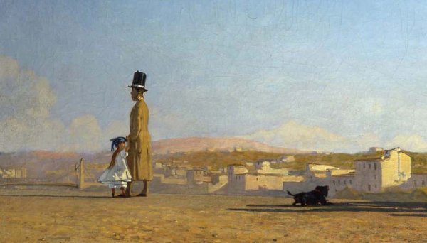 Телемако Синьорини. «Утренний туалет» (1898; Рим, собрание Тосканини)