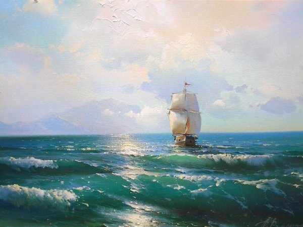 Павел Румянцев художник маринист