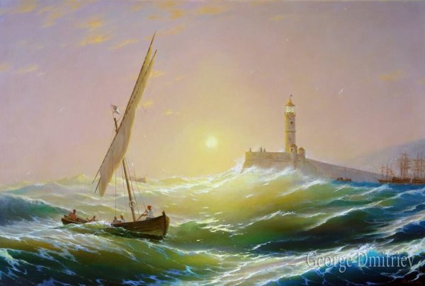 Маринист Георгий Дмитриев