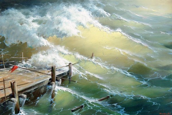 Маринист Георгий Дмитриев