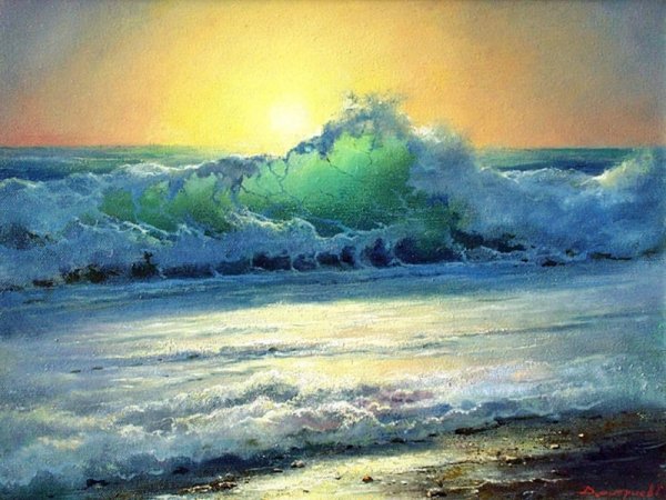 Маринист Румянцев Павел картины