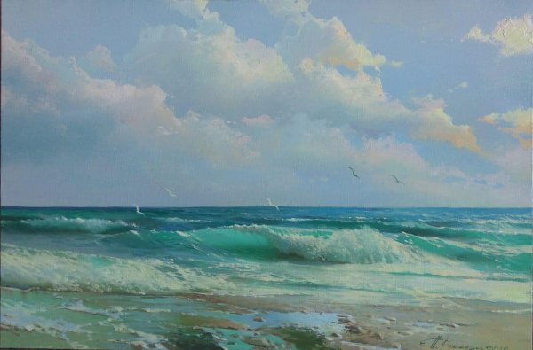 Маринист Георгий Дмитриев