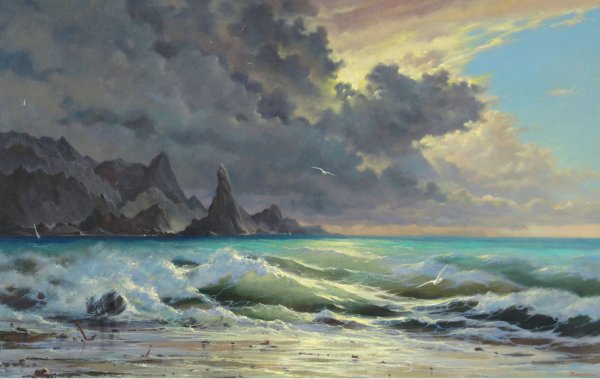 Павел Румянцев художник маринист пейзажи