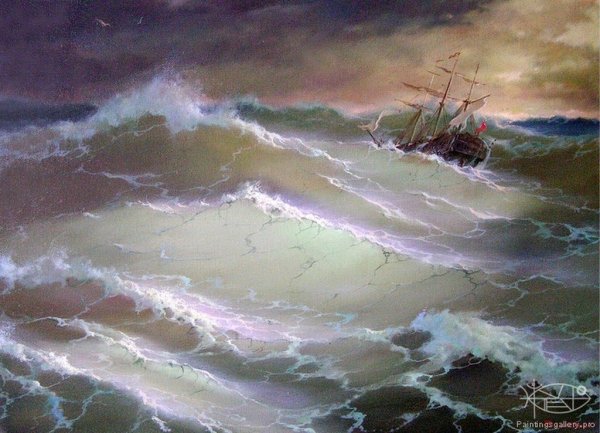 Георгий Дмитриев маринист картины